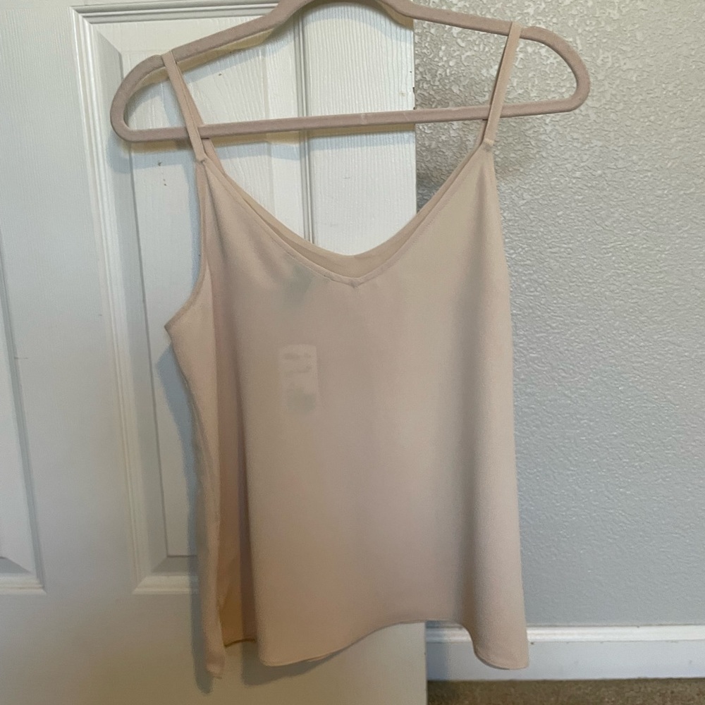 Forever 21 Woven Cami Tank Top - medium - beige - Picture 3 of 10